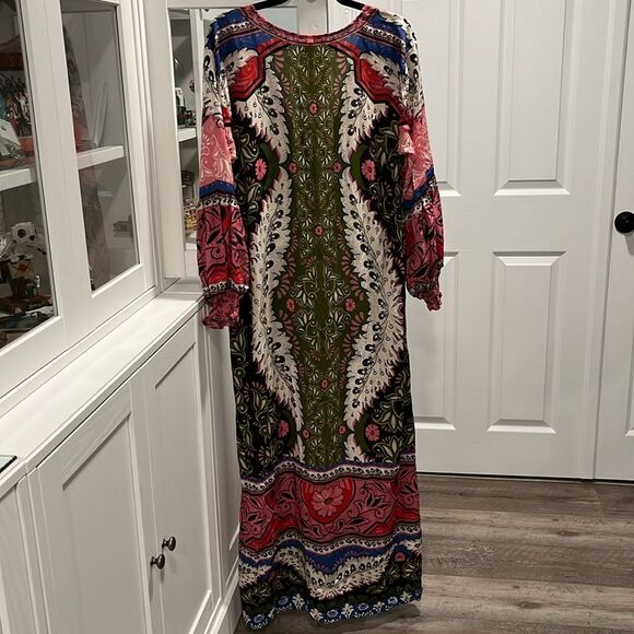 AGUA BANDITA (NWT) Isabelle Kimono, Multicolor Floral, Size OS - Picture 10 of 11